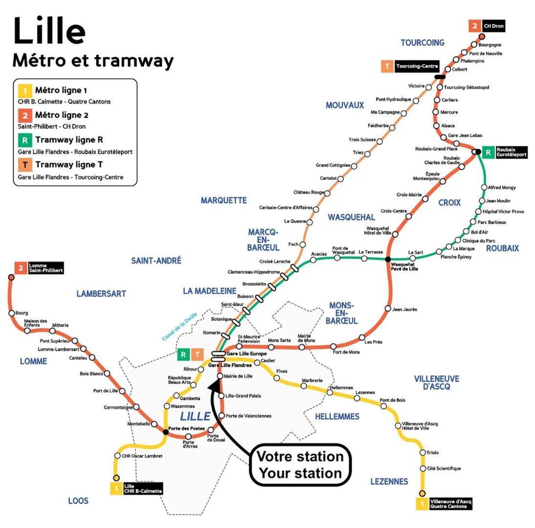 Lille Centre - Superb Bright Apartment Parking 外观 照片